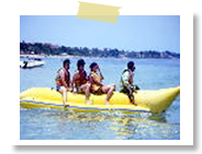 バナナボート|バリコラール社（ヌサドゥア・タンジュンベノアの海で）